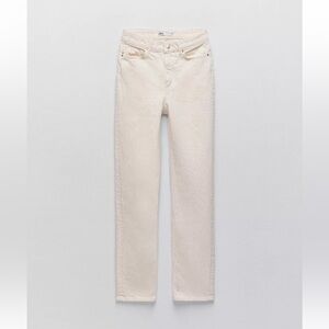 New Zara high rise straight leg jeans